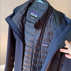 Patagonia 3-in-1 Men’s Blue Parka Medium